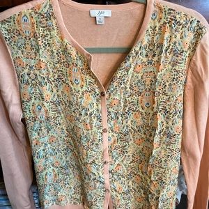 J Jill silk cardigan. Size S, never worn.